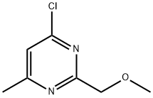 4-CHLORO-2-METHOXYMETHYL-6-METHYLPYRIMIDINE Struktur