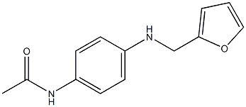 N-{4-[(furan-2-ylmethyl)amino]phenyl}acetamide Struktur