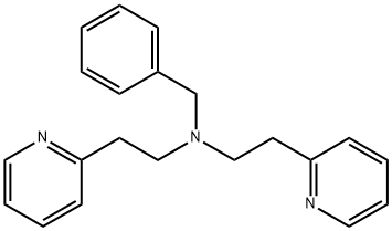 N-Benzylbis[2-(2-pyridyl)ethyl]amine Struktur