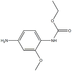 ethyl N-(4-amino-2-methoxyphenyl)carbamate Struktur