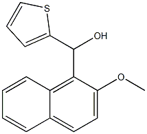 (2-methoxy-1-naphthyl)(2-thienyl)methanol Struktur