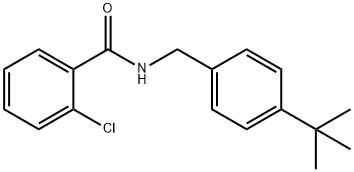 N-(4-tert-butylbenzyl)-2-chlorobenzamide Struktur