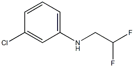 m-chloro-N-(2,2-difluoroethyl)aniline Struktur