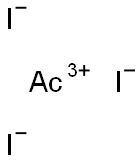 Actinium triiodide Struktur