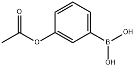 (3-acetyloxyphenyl)boronic acid Struktur