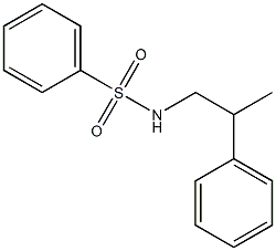 N-(2-phenylpropyl)benzenesulfonamide Struktur