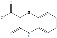 methyl 3-oxo-3,4-dihydro-2H-1,4-benzothiazine-2-carboxylate Struktur