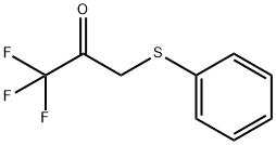 2-Propanone, 1,1,1-trifluoro-3-(phenylthio)- Struktur