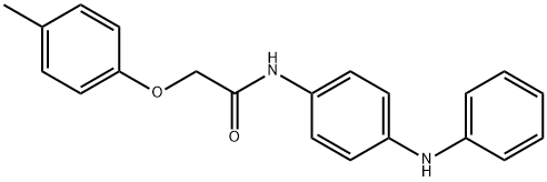 N-(4-anilinophenyl)-2-(4-methylphenoxy)acetamide Struktur