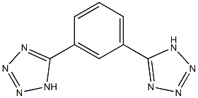 5-[3-(1H-1,2,3,4-tetrazol-5-yl)phenyl]-1H-1,2,3,4-tetrazole Struktur