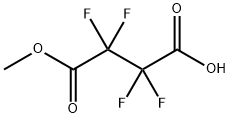 2,2,3,3-tetrafluoro-4-methoxy-4-oxobutanoic acid Struktur