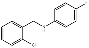 N-[(2-chlorophenyl)methyl]-4-fluoroaniline Struktur