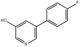 3-Hydroxy-5-(4-fluorophenyl)pyridine Struktur