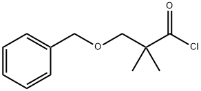 3-benzyloxy-2,2-dimethylpropionyl chloride Struktur