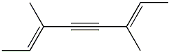 3,6-dimethyl-2,6-octadien-4-yne Struktur