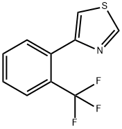 4-(2-Trifluoromethylphenyl)thiazole Struktur