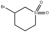 3-bromotetrahydro-2H-thiopyran 1,1-dioxide Struktur