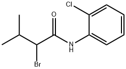 2-bromo-N-(2-chlorophenyl)-3-methylbutanamide Struktur