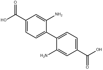 2,2'-diamino-[1,1'-Biphenyl]-4,4'-dicarboxylic acid Struktur