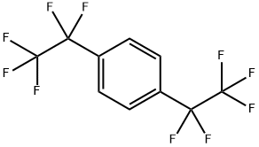 Benzene, 1,4-bis(1,1,2,2,2-pentafluoroethyl)- Struktur