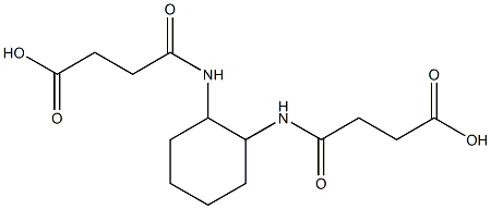 4-({2-[(4-hydroxy-4-oxobutanoyl)amino]cyclohexyl}amino)-4-oxobutanoic acid Struktur