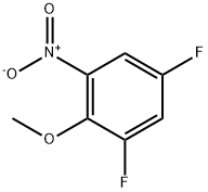 Benzene, 1,5-difluoro-2-methoxy-3-nitro- Struktur