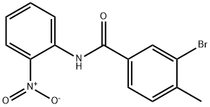 3-bromo-4-methyl-N-(2-nitrophenyl)benzamide Struktur