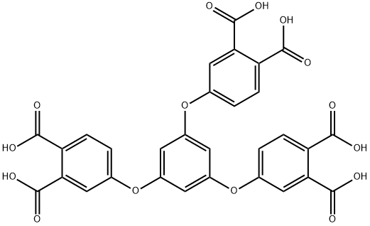 1,3,5-tri(3,4-dicarboxylphenoxy)benzene Struktur