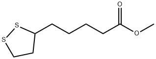 1,2-Dithiolane-3-pentanoic acid, methyl ester Struktur