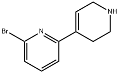 6-Bromo-1',2',3',6'-tetrahydro-2,4'-Bipyridine Struktur