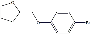 2-[(4-bromophenoxy)methyl]tetrahydrofuran Struktur