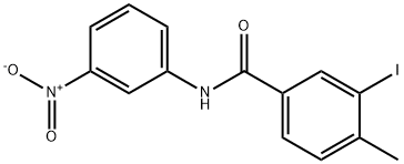 3-iodo-4-methyl-N-(3-nitrophenyl)benzamide Struktur