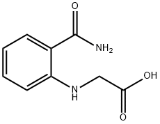 2-[(2-carbamoylphenyl)amino]acetic acid Struktur