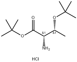 (2S,3R)-tert-Butyl 2-amino-3-(tert-butoxy)butanoate hydrochloride Struktur