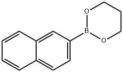 2-(naphthalen-2-yl)-1,3,2-dioxaborinane Struktur