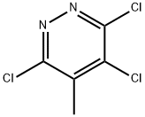 3,4,6-trichloro-5-methyl-Pyridazine Struktur