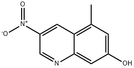 5-methyl-3-nitro-7-quinolinol Struktur