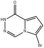 6-bromopyrrolo[1,2-d][1,2,4]triazin-1(2H)-one Struktur