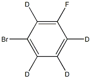 1-bromo-3-fluorobenzene-D4 Struktur