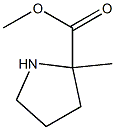 methyl 2-methylpyrrolidine-2-carboxylate Struktur