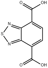 2,1,3-benzothiadiazole-4,7-dicarboxylic acid Struktur