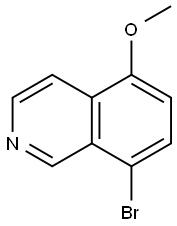 8-bromo-5-methoxyisoquinoline Struktur