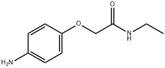 2-(4-AMINOPHENOXY)-N-ETHYLACETAMIDE Struktur