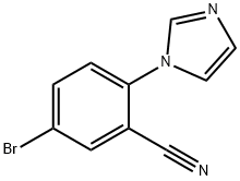 5-Bromo-2-(1H-imidazol-1-yl)benzonitrile Struktur