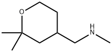 1-(2,2-dimethyltetrahydro-2H-pyran-4-yl)-N-methylmethanamine Struktur