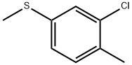 Benzene, 2-chloro-1-methyl-4-(methylthio)- Struktur