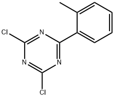 2,4-Dichloro-6-(2-tolyl)-1,3,5-triazine Struktur