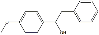 1-(4-methoxyphenyl)-2-phenylethan-1-ol Struktur