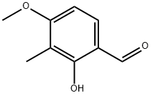 Benzaldehyde, 2-hydroxy-4-methoxy-3-methyl- Struktur