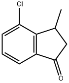 4-chloro-3-methyl-2,3-dihydro-1H-inden-1-one Struktur